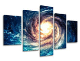 Ζωγραφική τοίχου 5 τμημάτων UNIVERSE GA006E50